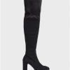 Wonders Auster Black Over The Knee Boot Wonders