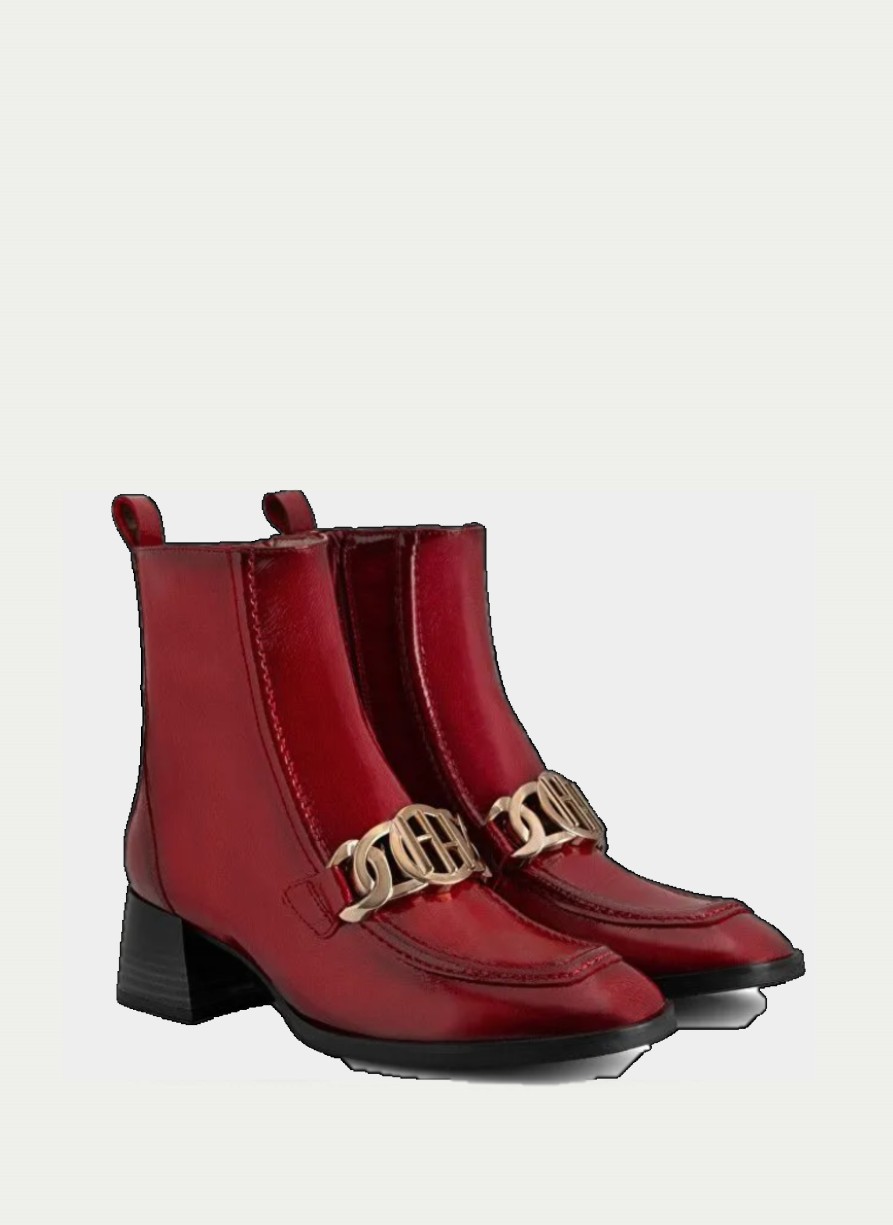 Hispaniats Ankle Boot Charlize Red Women