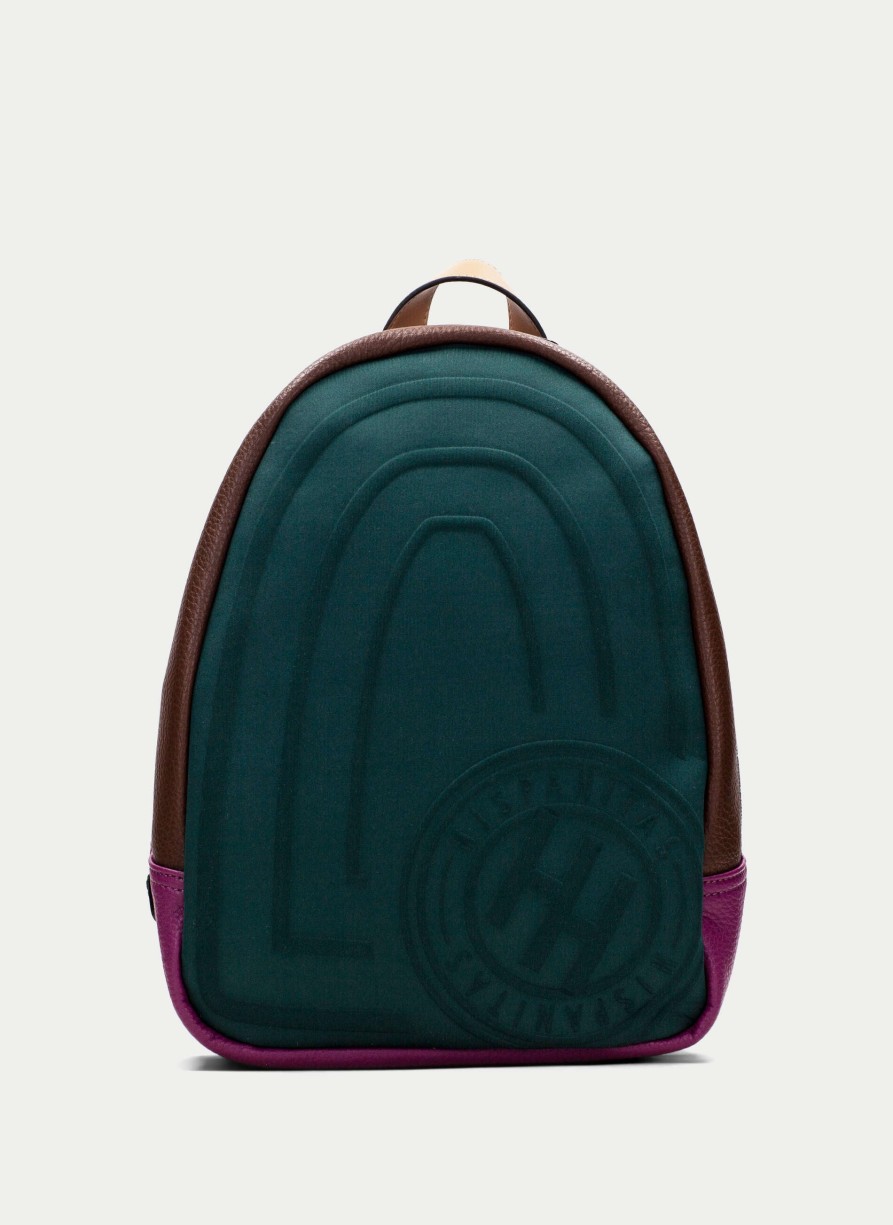 Hispaniats Backpack Forest-Brown-Magenta Bags