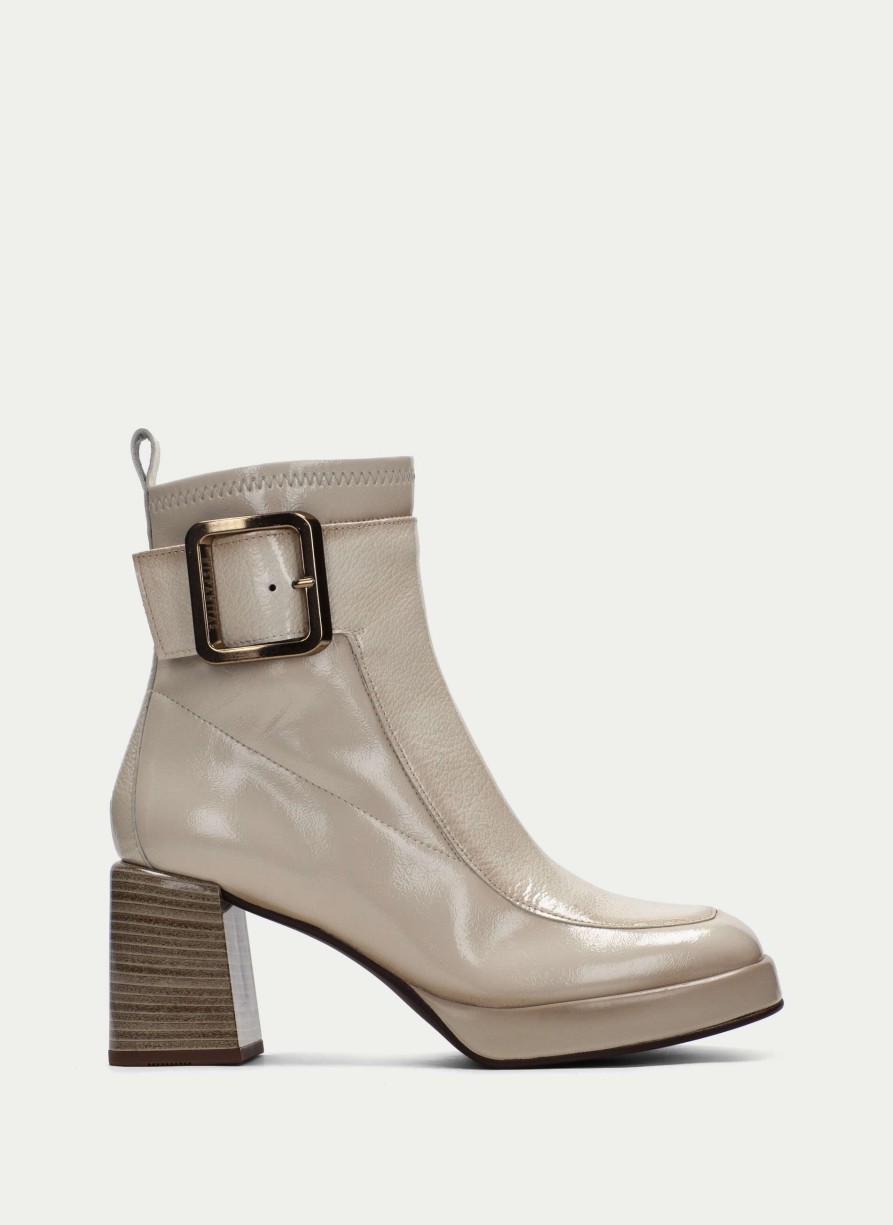 Hispaniats Ankle Boot Tokio Ivory Women