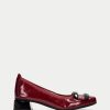 TheShoeTreeMalta Heeled Ballerina Salma Cherry Women