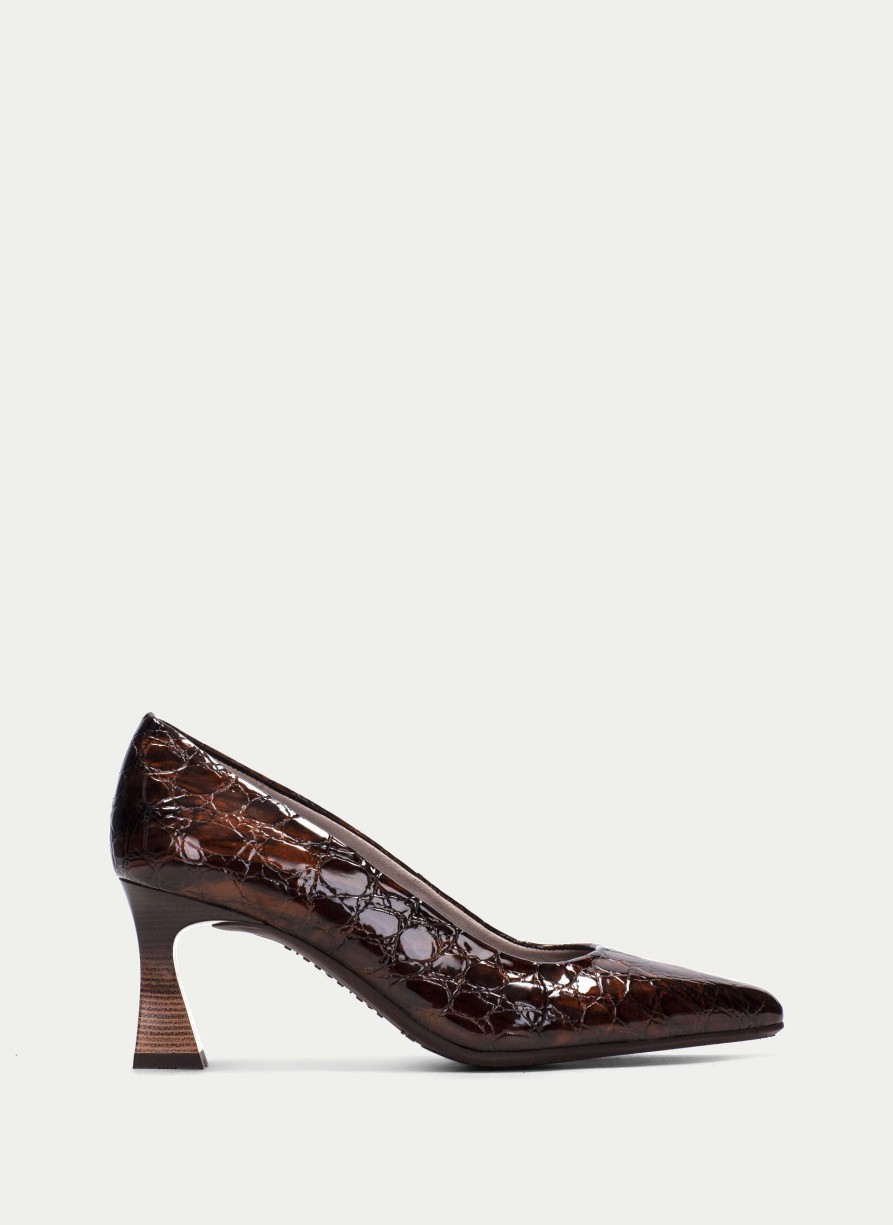 TheShoeTreeMalta Pump Dalia Brown Women