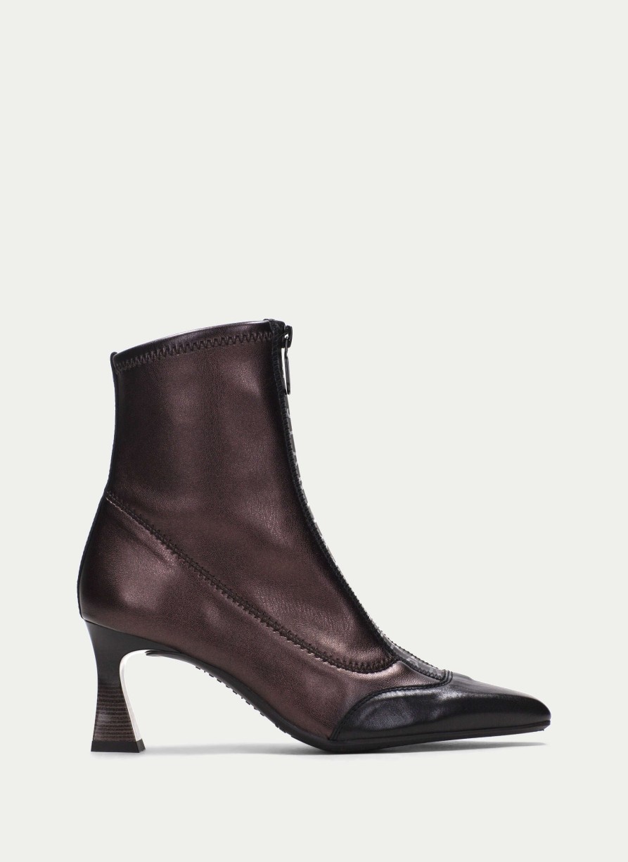 Hispaniats Ankle Boot Dalia Black-Bronze Women