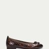 TheShoeTreeMalta Ballerina Basil Brown Women