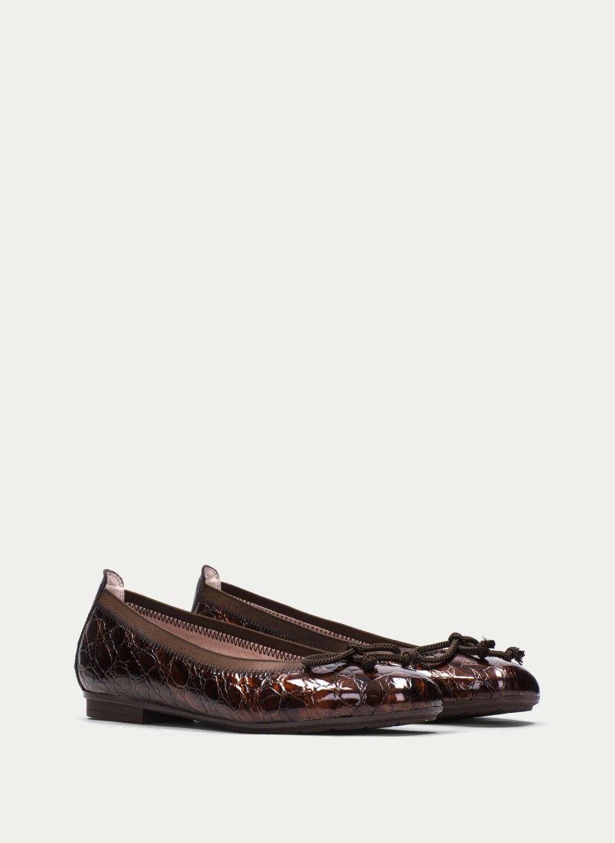 TheShoeTreeMalta Ballerina Basil Brown Women