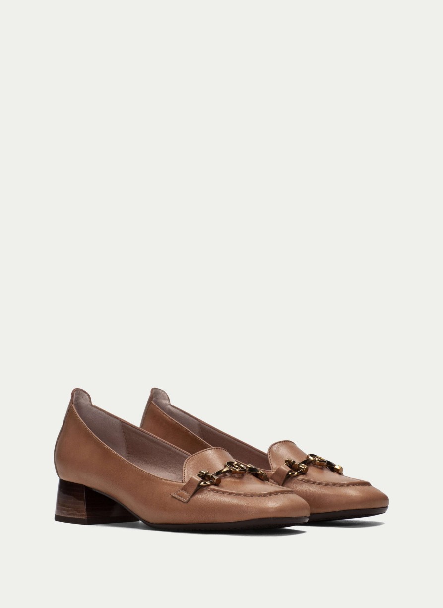 TheShoeTreeMalta Ballerina Moccasin Manila Apricot Women