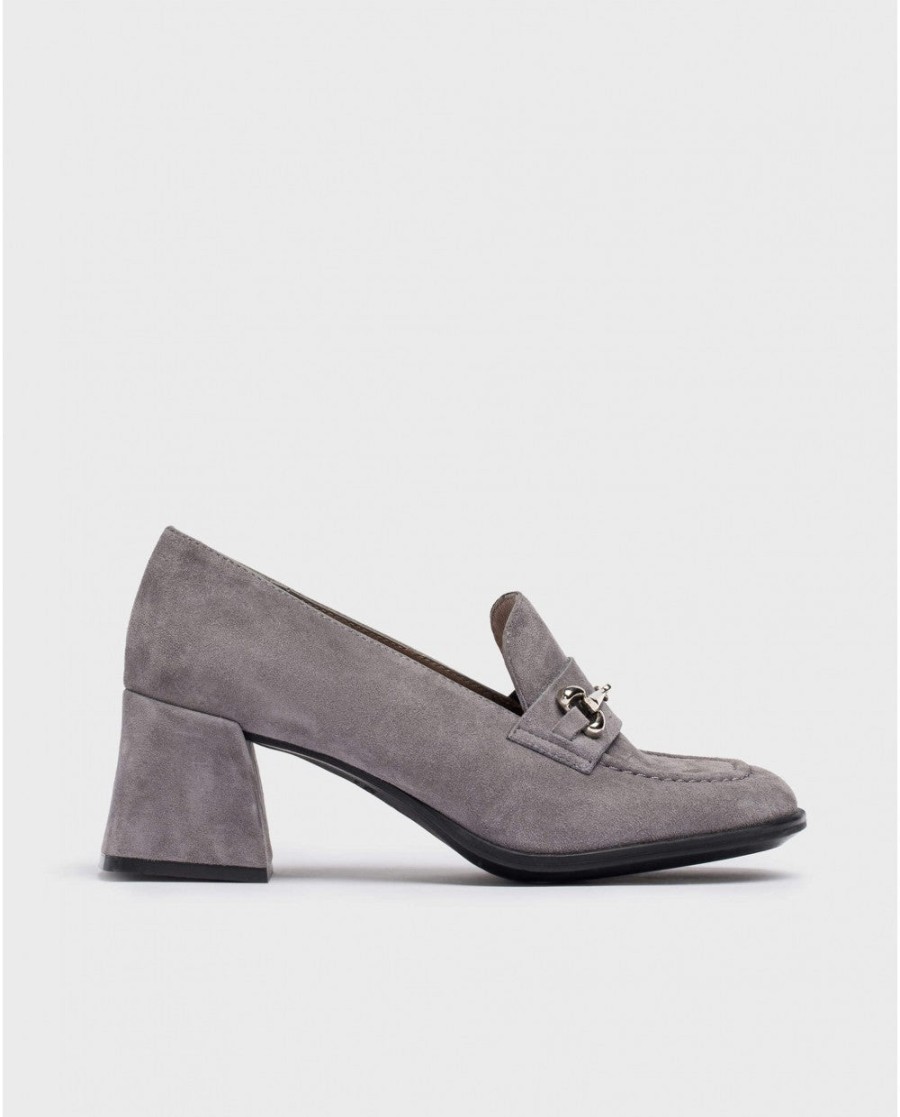 Wonders Grey Celia Moccasin Wonders