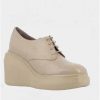 Wonders Dural Taupe Platform Ankle Shoe Wonders