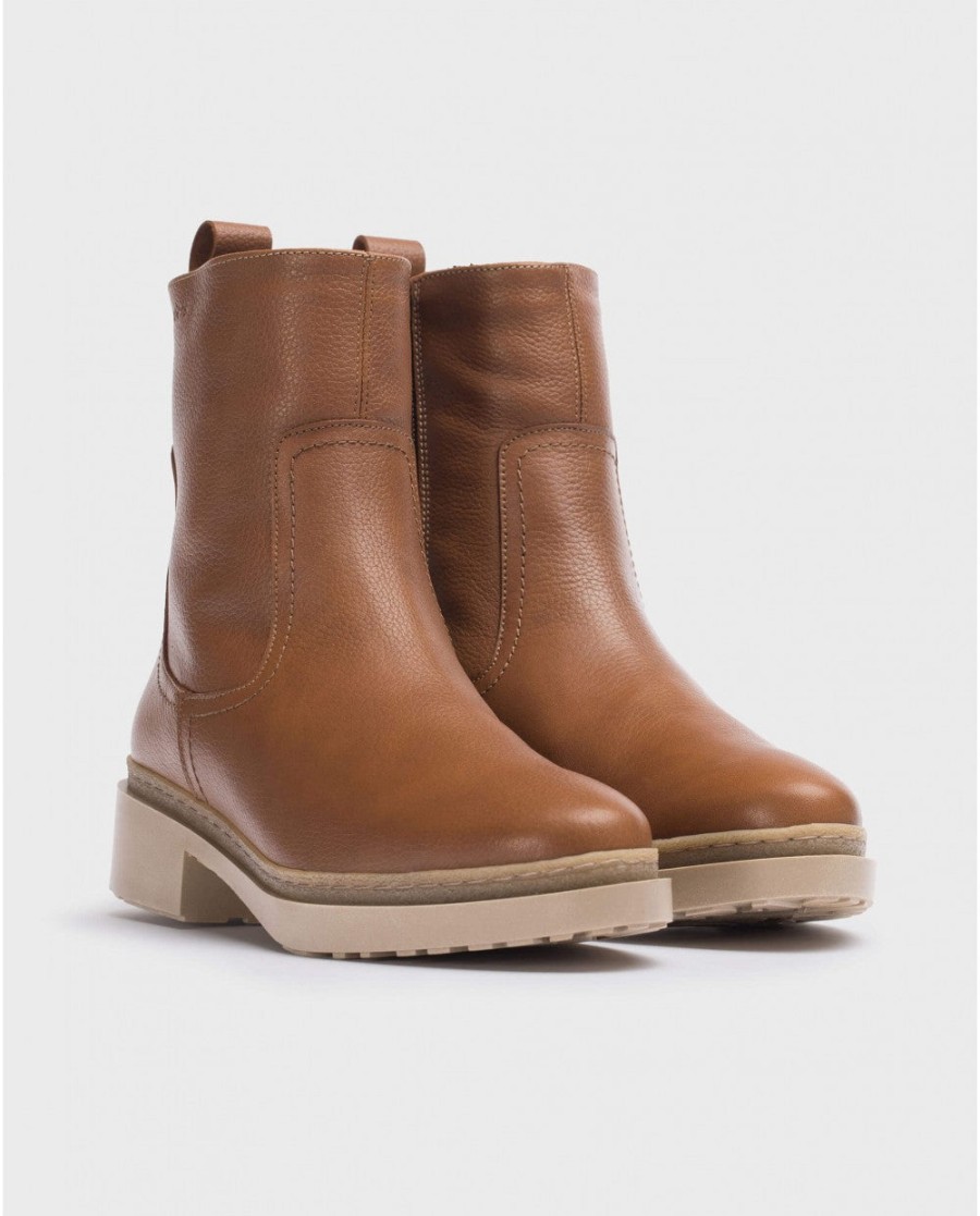 Wonders Bran Tan Ankle Boot Wonders