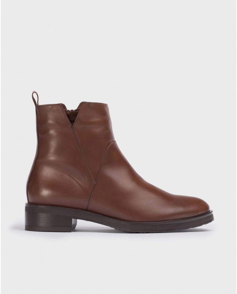 Wonders Brown Milo Ankle Boot Wonders