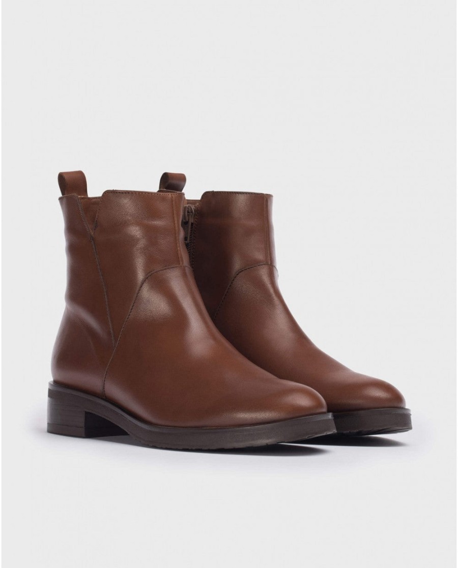 Wonders Brown Milo Ankle Boot Wonders