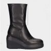 Wonders Black Platform Boots Wonders