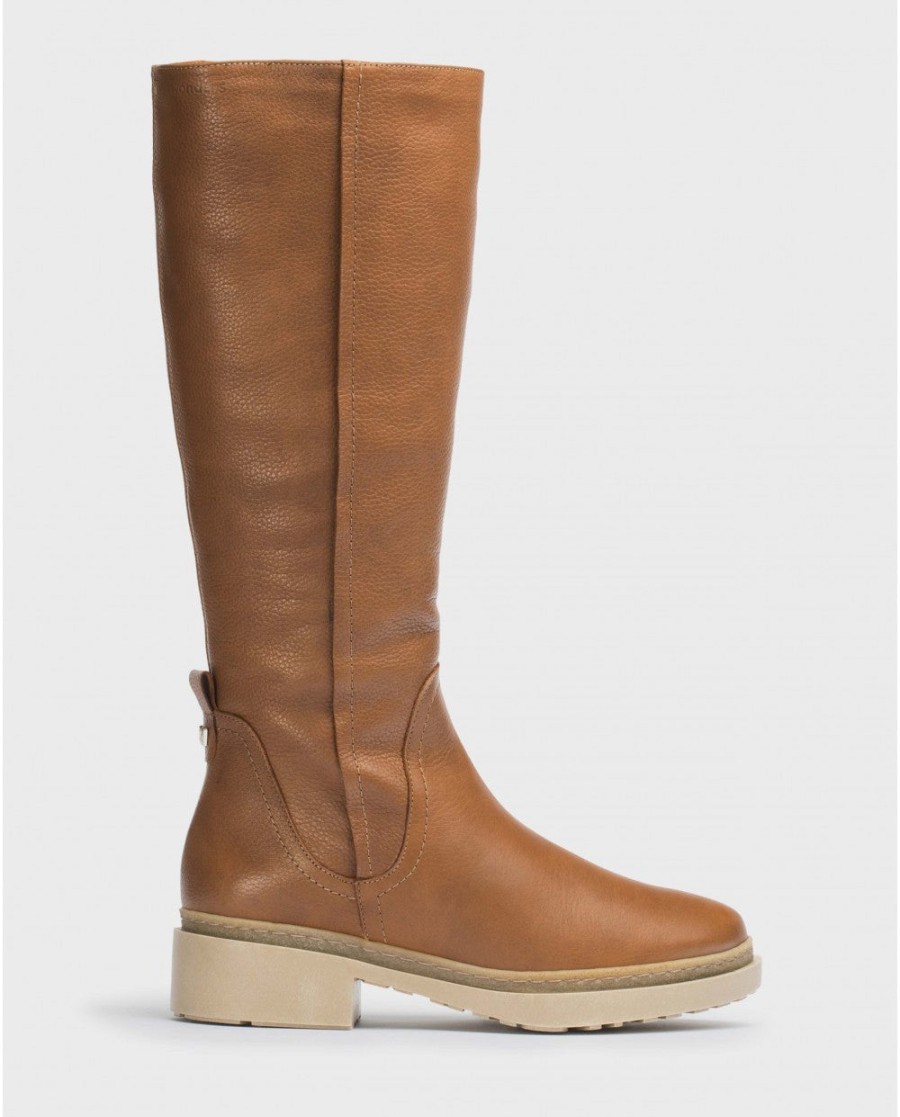 Wonders Tan Roco Boot Wonders