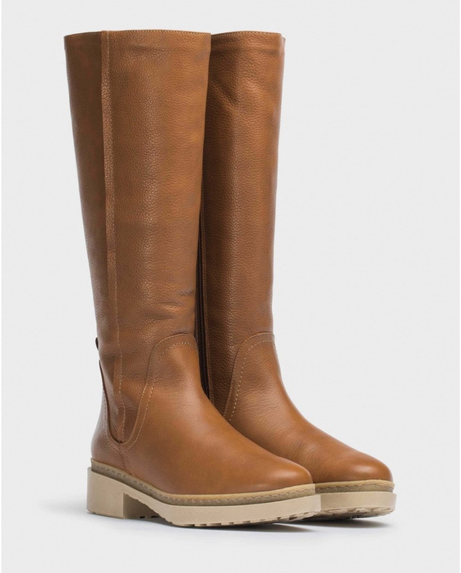 Wonders Tan Roco Boot Wonders