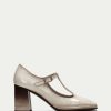 TheShoeTreeMalta T-Strap Monaco Vanilla Women