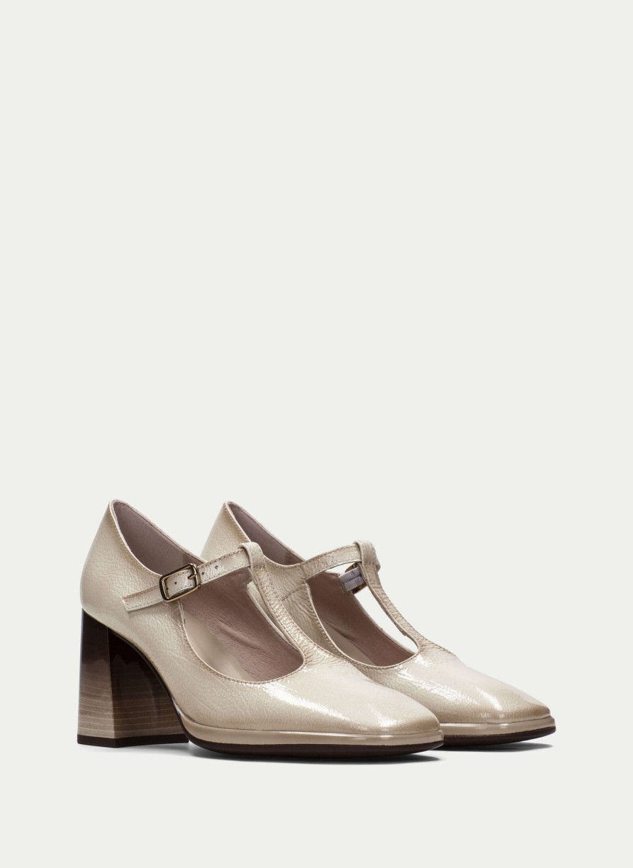 TheShoeTreeMalta T-Strap Monaco Vanilla Women