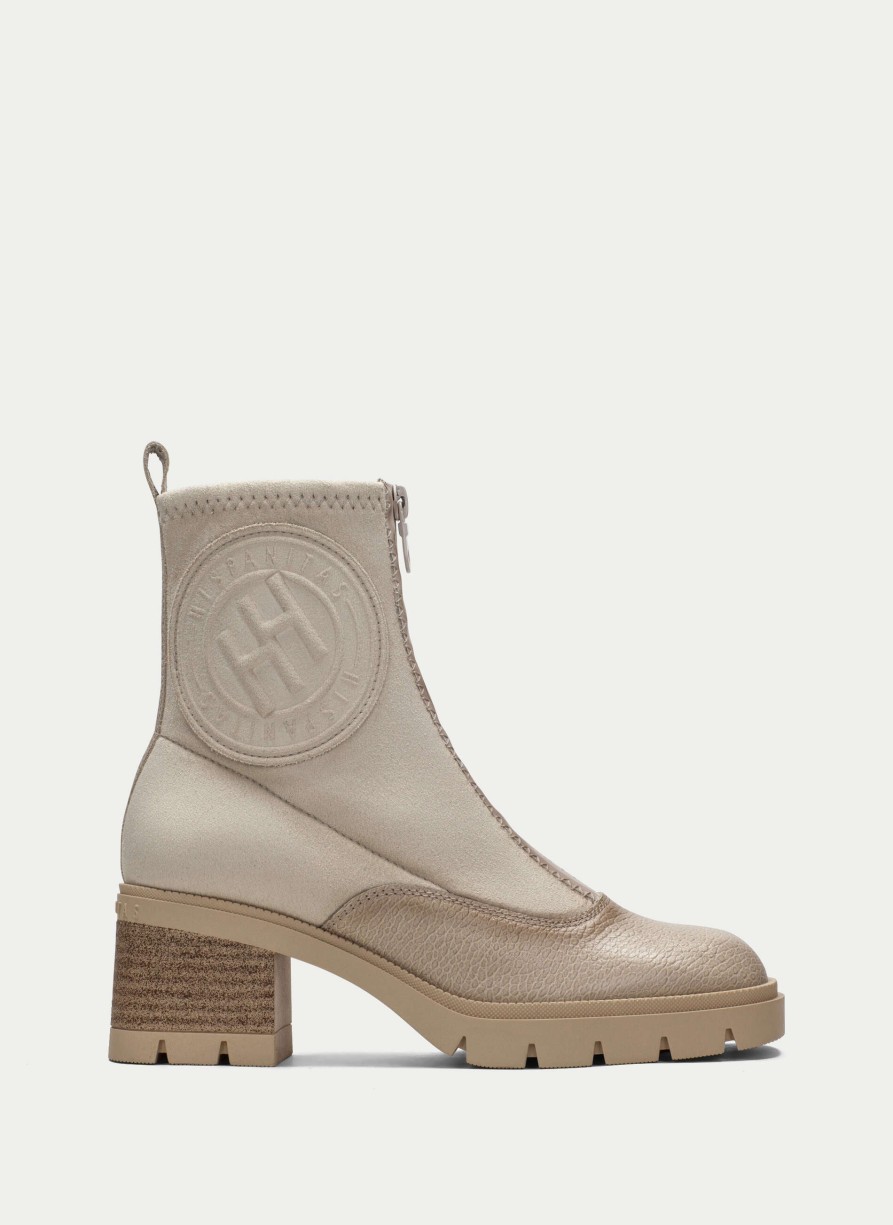 Hispaniats Ankle Boot Everest Ivory Women