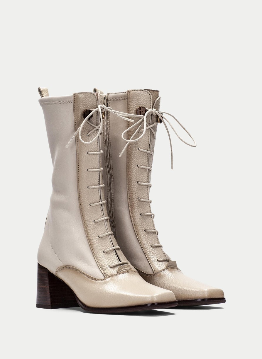 Hispaniats Boot Chiara Ivory Women