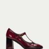 TheShoeTreeMalta T-Strap Monaco Red Women