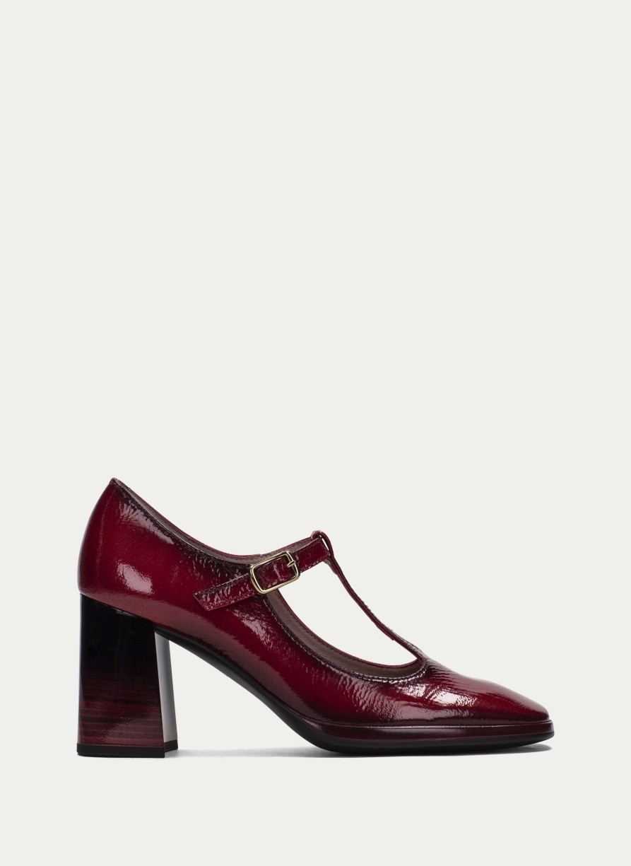 TheShoeTreeMalta T-Strap Monaco Red Women