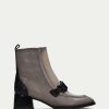 Hispaniats Ankle Boot Charlize Taupe-Ivory-Black Women